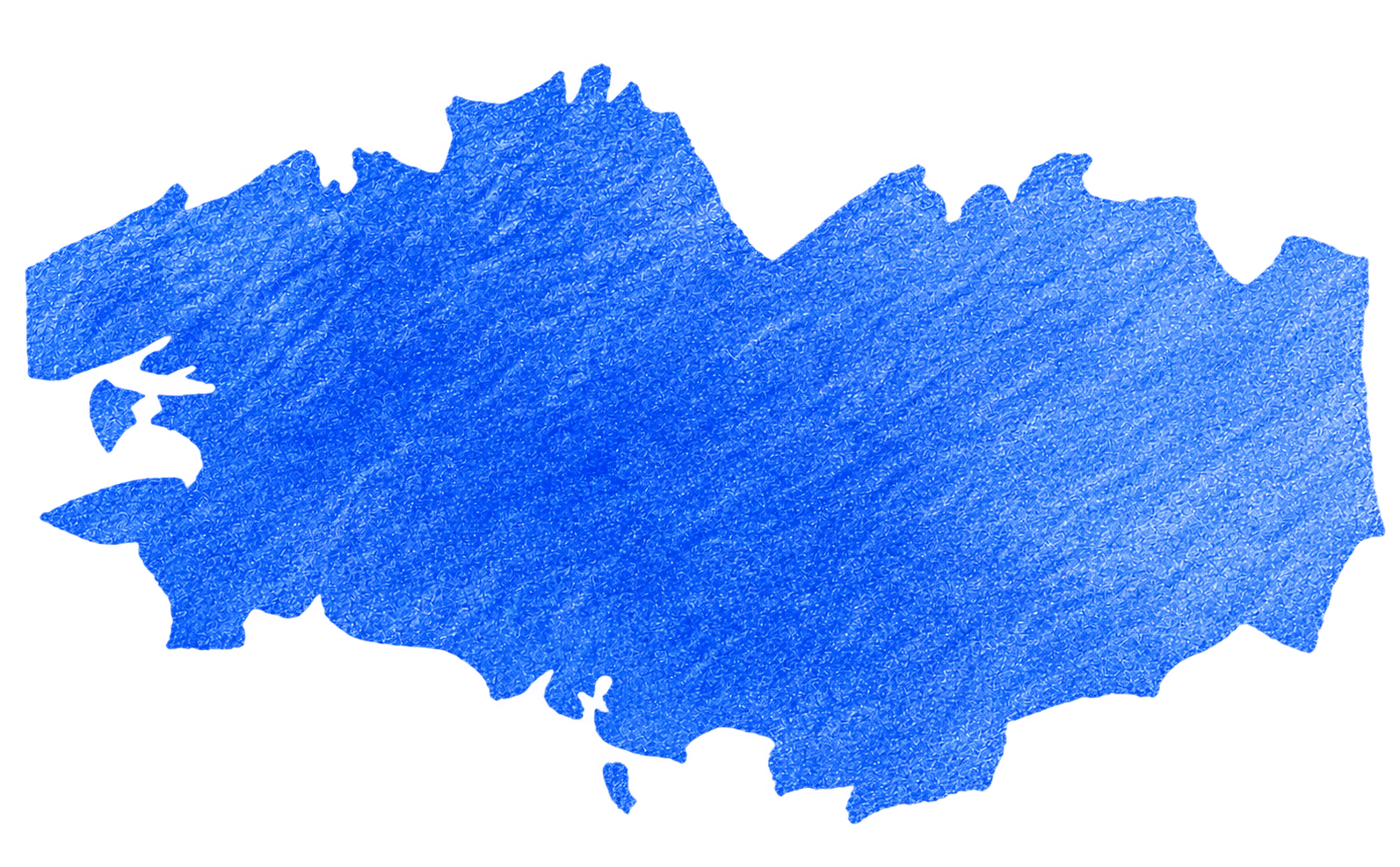 Hand-drawn map of Brittany